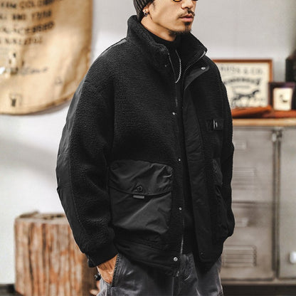 異素材切り替え ボアジャケット　M10568