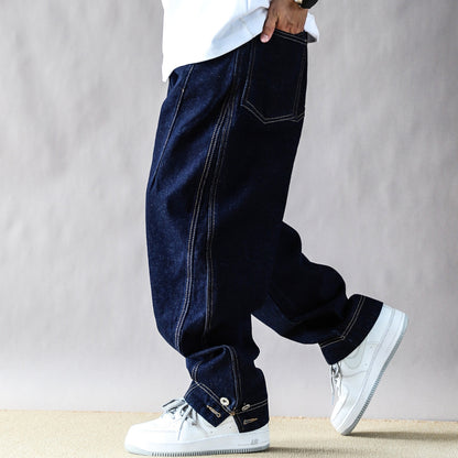 ボタンヘム デニムパンツ M10484