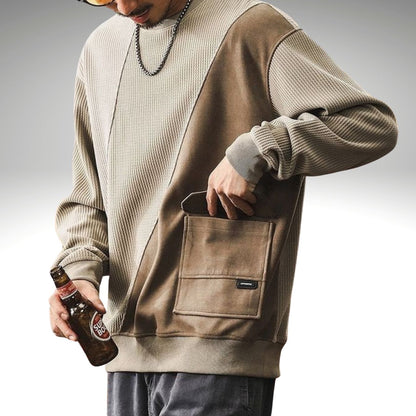 切り替えデザイン バイカラースウェット M10439