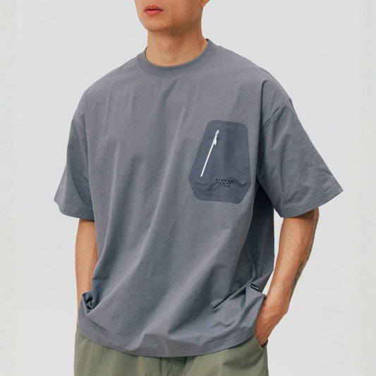 ジップポケット ワイド Tシャツ　M10715