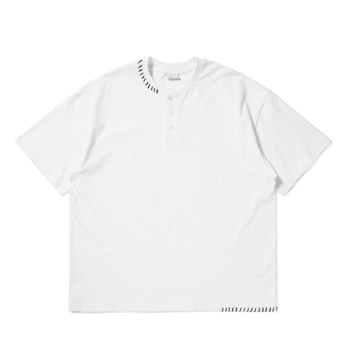 ステッチ ヘンリーネックTシャツ　M10314