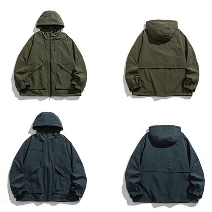 フード付 ジップアップジャケット M10601