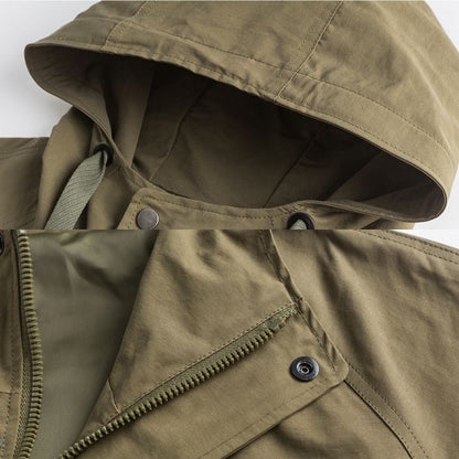 ミリタリースタイル フード付ジャケット　M10636