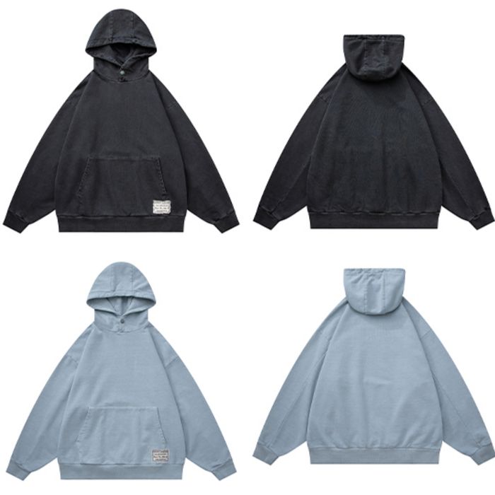 ウォッシュ加工 フーディ　M10414