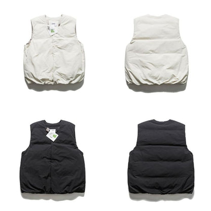 コンシールボタン ダウンベスト M10580